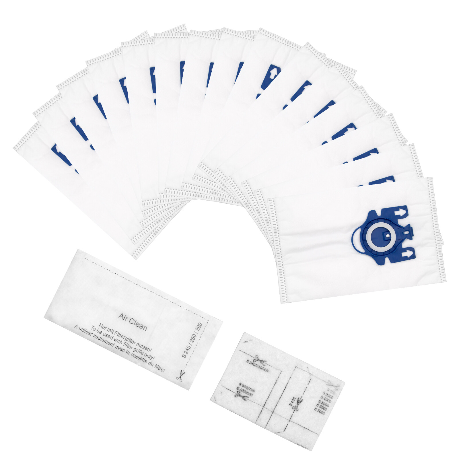 15x Vacuum Cleaner Dust Bags for Miele 3D GN FJM Compact C1 C2 C3 S2 S4