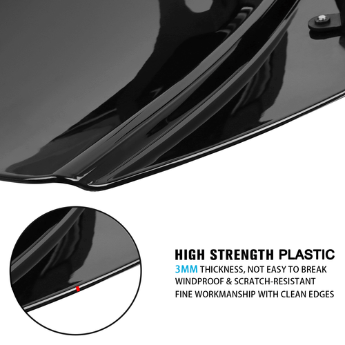 Windscreen Windshield Deflector Protector For Honda CB500 Hornet CB500F ABS 24+ - Foto 6 di 10