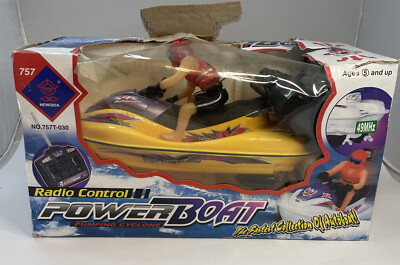 NQD 757 Sports Game R/C powerboat yellow Remote box | eBay
