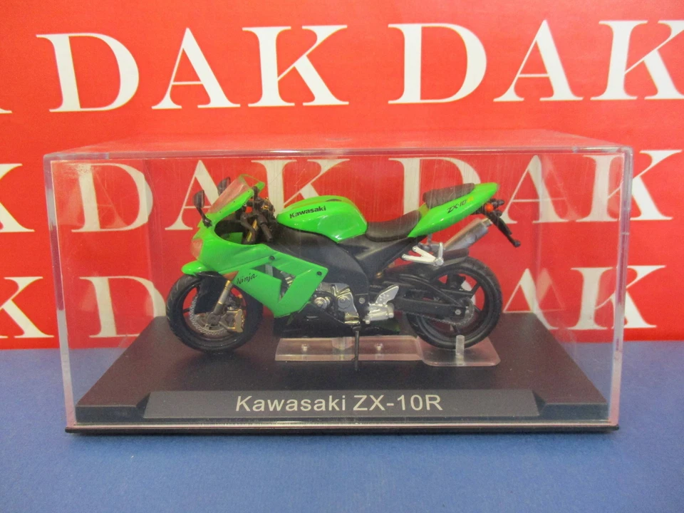 Die cast 1/24 Modellino Moto Kawasaki ZX-10R - Immagine 4 di 4