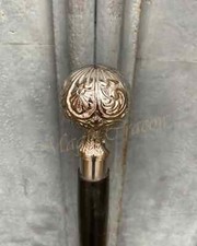 Brass Round Handle New Gift Style Handmade Designer Cane Wooden Walking Stick