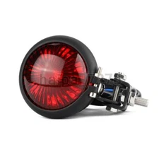 Motorcycle Tail Brake Light Stop Rear Lamp Round For Bobber Chopper Cafe Racer