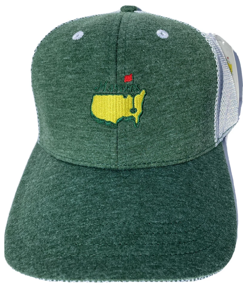 2025 MASTERS CHAPÉU TRASEIRO DE MALHA PERFORMANCE VERDE URZE AUGUSTA GOLFE NACIONAL NOVO - Imagem 2 de 4