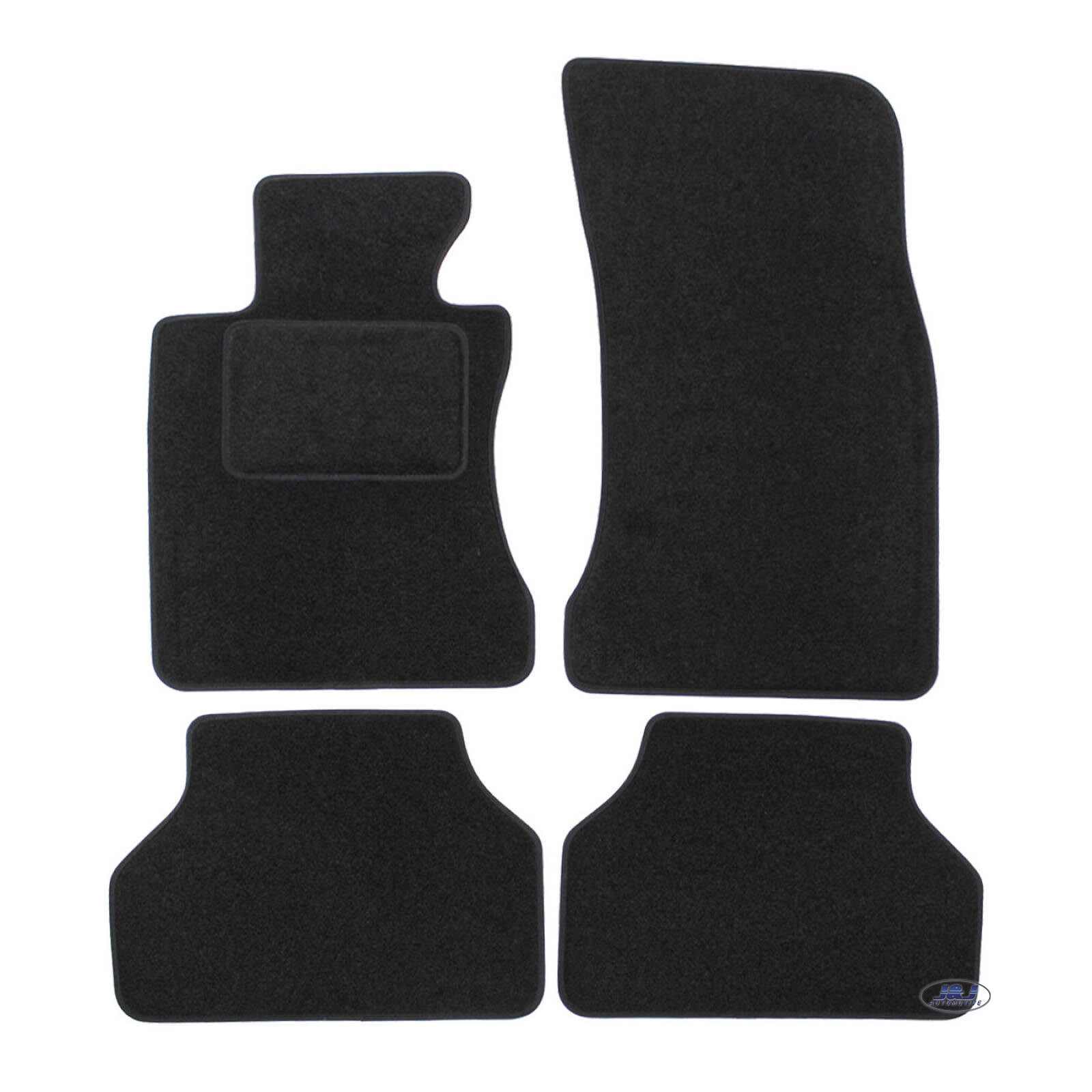 Tapis de sol en velours premium sur mesure pour BMW Série 5 E61 confort noir