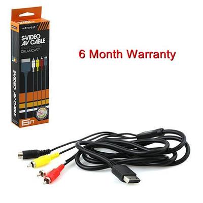 Dreamcast System Cable S-Video & AV (Retro-Bit) ''NEW''