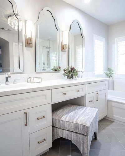 Hovan Arched Frameless Wall Mirror Beveled Edges Wall Decor ~ Uttermost 11912 - Picture 5 of 8