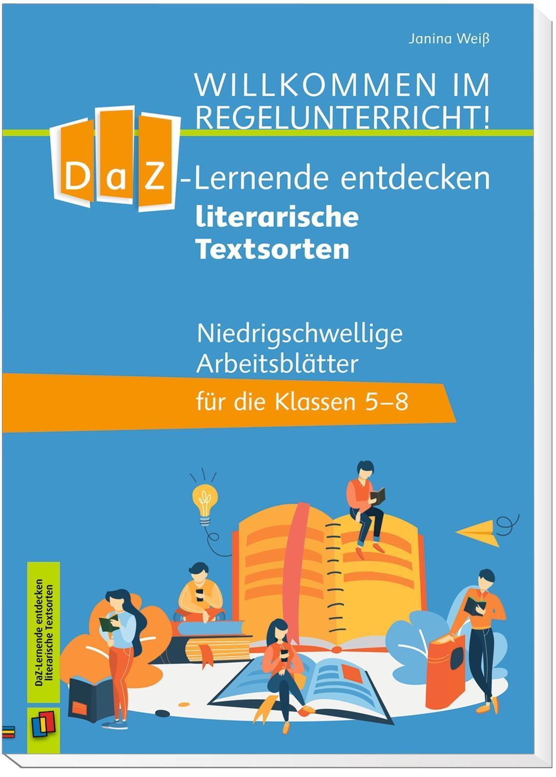 Thumbnail - Daz-lerner Entdecken Literarische Textsorten | Janina Weiß | Deutsch |