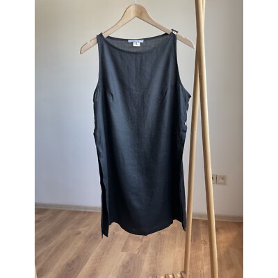 Sarah Pacini Womens Linen Tunic Tank Top Size 3