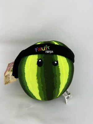Fruit Ninja Watermelon Plush 6  Game App Stuffed Animal B16