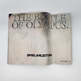 The Battle of Olympus Nintendo NES NOE CiB - Casi Como Nuevo