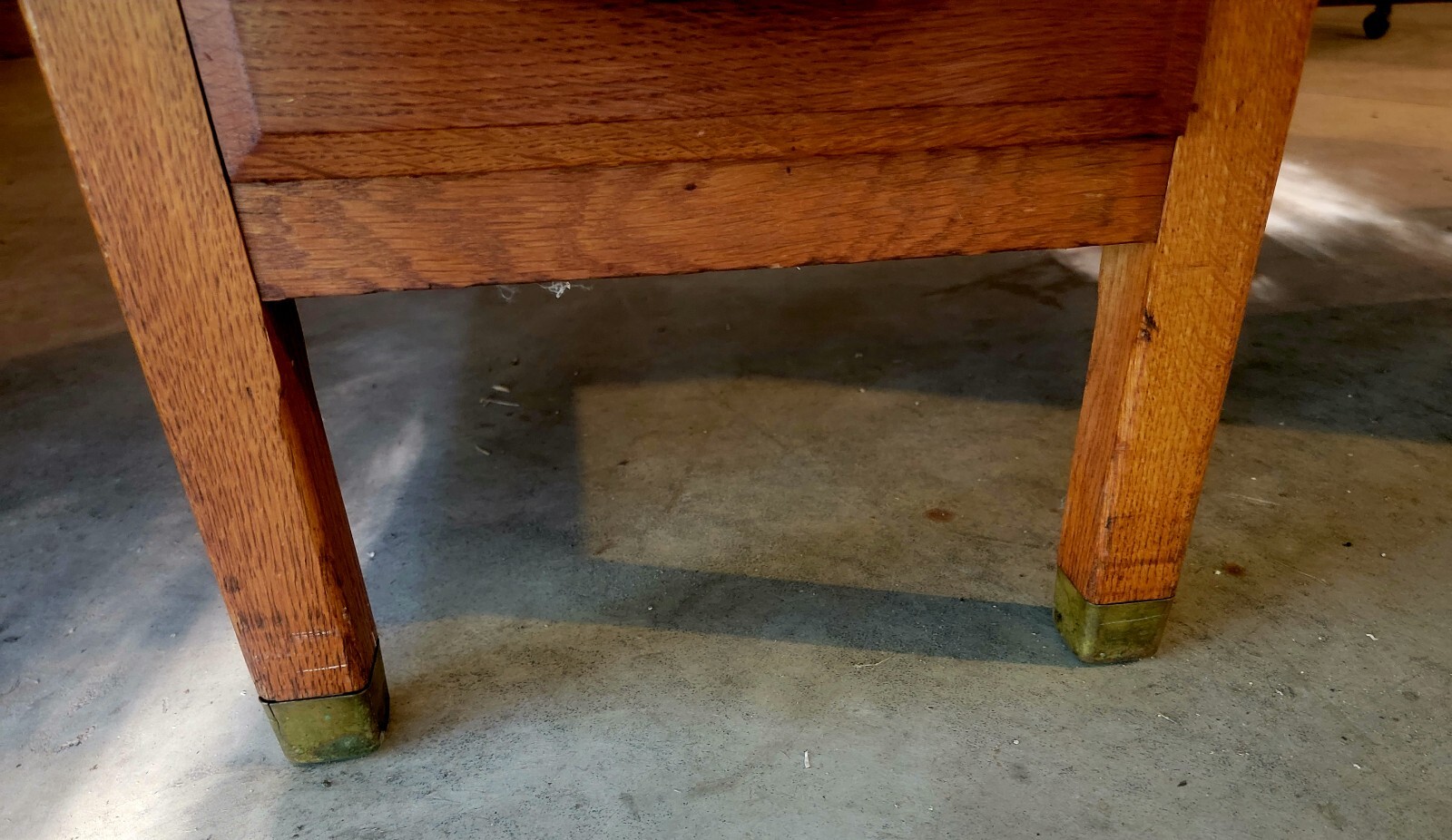Beautiful, large antique oak desk eBay