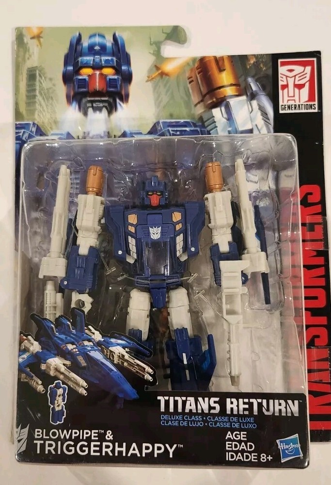 Transformers Titans Return Triggerhappy Headmaster Blowpipe deluxe class New