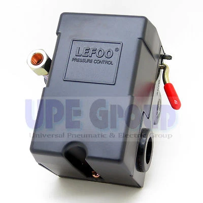 LEFOO PRESSURE CONTROL SWITCH VALVE FOR AIR COMPRESSOR 140-175 1 PORT