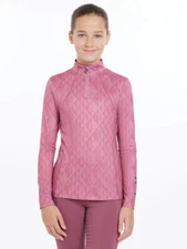 LeMieux Young Rider Clea Long Sleeve Base Layer - Peony