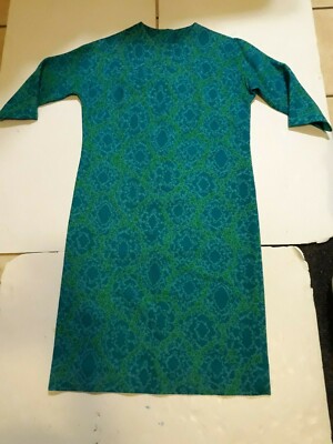 Vintage 60s Nancy Greer Green Jackie O Mod Shift Dress S/M | eBay