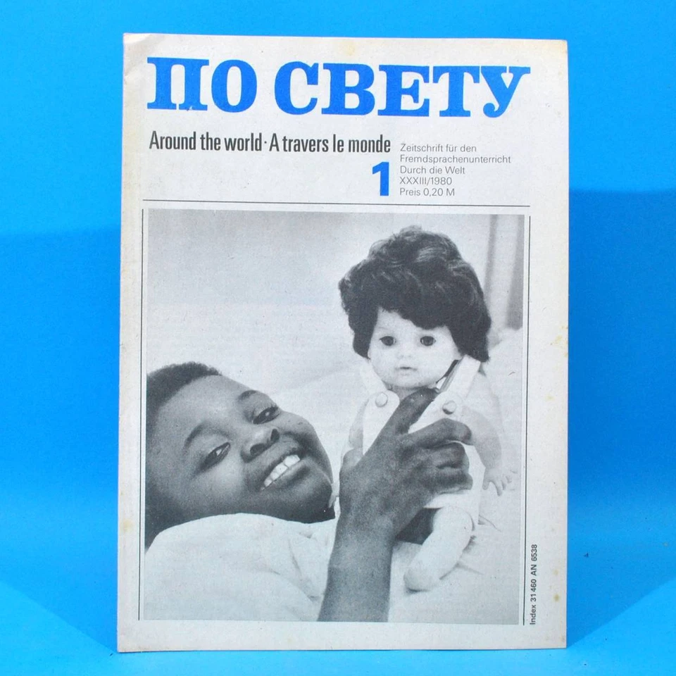 DDR Po swetu 1 von 1980 По свету | Russisch Englisch Französisch | Schulbuch - Bild 1 von 1