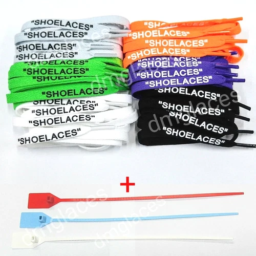 “SHOELACES” Flat Laces Zip Tie for The Ten Air AJ Max Jordan 1 Blazer 90