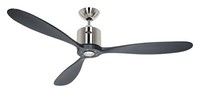 Energiespar Deckenventilator Fernbedienung Aeroplan Decken LüFter Chrom Schwarz