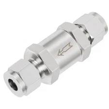 Yoebor 316 Stainless Steel Detachable Compression Check Valve 1/4" OD x 1/4" ...