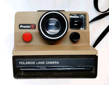 Polaroid Land Camera Pronto S Land Camera With Non-Working ITT Magicflash Unit