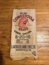 Vintage Seed Bag Conestoga Brand Native Ameri...