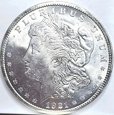 1921 P Morgan Silver Dollar   GEM/BU MS++   See Description   #2687