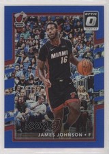 2017-18 Panini Donruss Optic Blue Prizm 30/49 James Johnson #77 he4