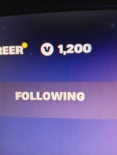 1200 VBUCKS OG Fortnite 