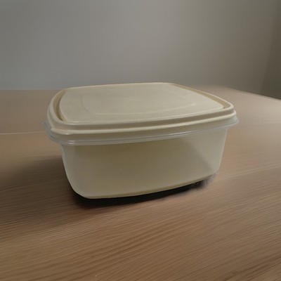VTG Rubbermaid Servin Saver 19 Cup 4.5L Storage Container Square Almond Lid