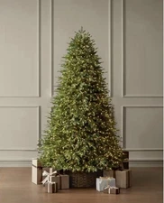 7.5 Ft Grand Duchess Twinkling FULL Balsam Fir LED Artificial Christmas Tree T27