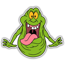 Ghostbusters Slimer Logo Weather Resistant Vinyl Sticker/Decal 02