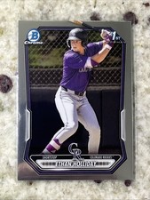 Ethan Holiday 2026 Bowman 1st Bowman Chrome Base #BCP-1 Colorado Rockies 
