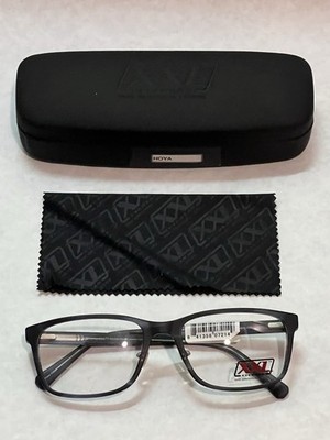 XXL by AA Optical HOYA Navy Spring Hinge Eyeglasses 58-19-150 New with Case