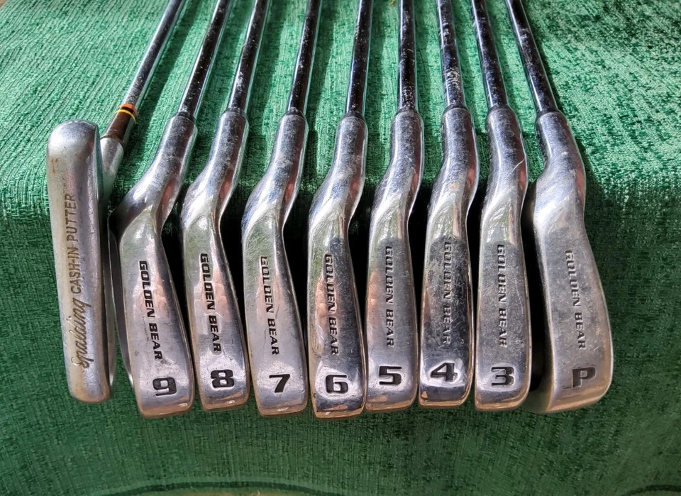 Оригинальные рукоятки GOLD BEAR 1 TOUR из нержавеющей стали со сбалансированным потоком левая сторона 12 карат - Изображение 4 из 4