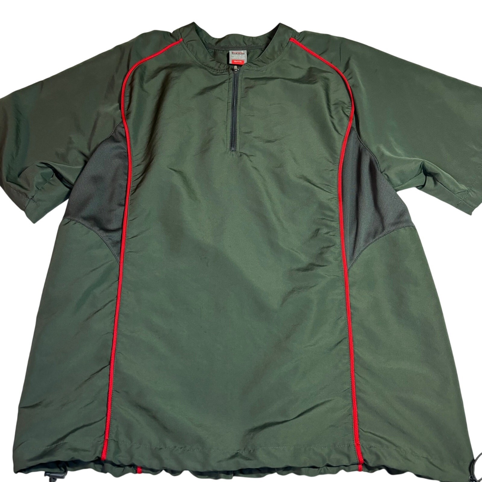 SACAI X NIKE Giacca a vento pullover vintage Nike Team Fit Dry uomo taglia L 1 2 zip manica corta