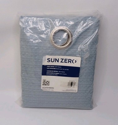 Sun Zero Lichtenberg Aqua 80'' x 84''
