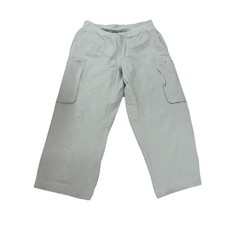 NWT Women's Green SAGE Crop Cargo Pants Size Medium M