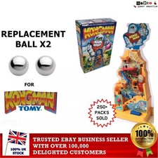 Tomy Kongman NEW x2 Replacement Metal Steel Ball / Ballbearing / Marble / Spare