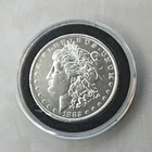 1882 Morgan Silver Dollar $1 Business Strike Philadelphia 0.900 Fine in Holder