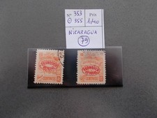 TIMBRE.NICARAGUA.N°353/4.OBL.CATALOGUE YVERT.