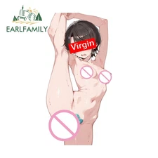 EARLFAMILY 5.1" The Splits Anime Car Sticker Bumper Artistic Bumper Truck Decal