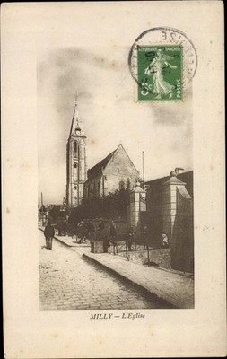 Postcard Milly Essonne, L'Église - 2667974