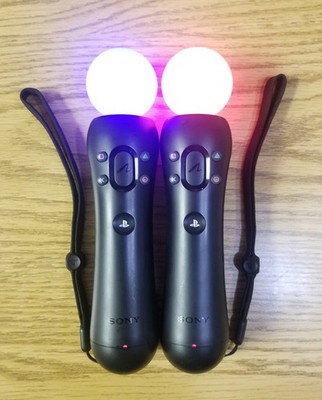 2 x OEM Sony Playstation 4 Move Motion Controllers PS4 - CECH-ZCM2U PSVR