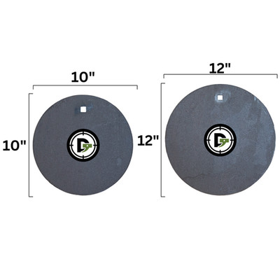 3/8'' Round AR500 Target - Steel Challenge 10'' & 12'' Target