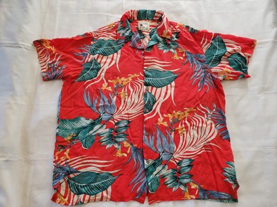 Alex Vando Premium Casual Button Down Hawaiian Shirt Short Sleeve Men's Size 2XL
