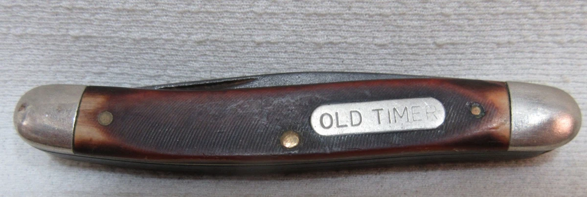 Old Timer 580T Ulster 3-Blade Jackknife Pocket Knife USA Lots of