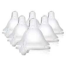 Evenflo Balance  Standard Fast Flow/X Cut Nipples , 6Pk, Clear