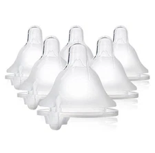 Evenflo Balance + Standard Fast Flow/X Cut Nipples , 6Pk, Clear