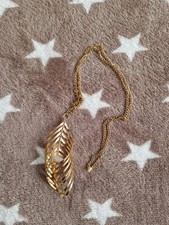 Goldfarbene Halskette Modeschmuck neu
