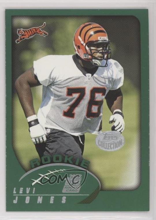 2002 Topps Rookie Topps Collection Levi Jones #333 Rookie RC 8d2